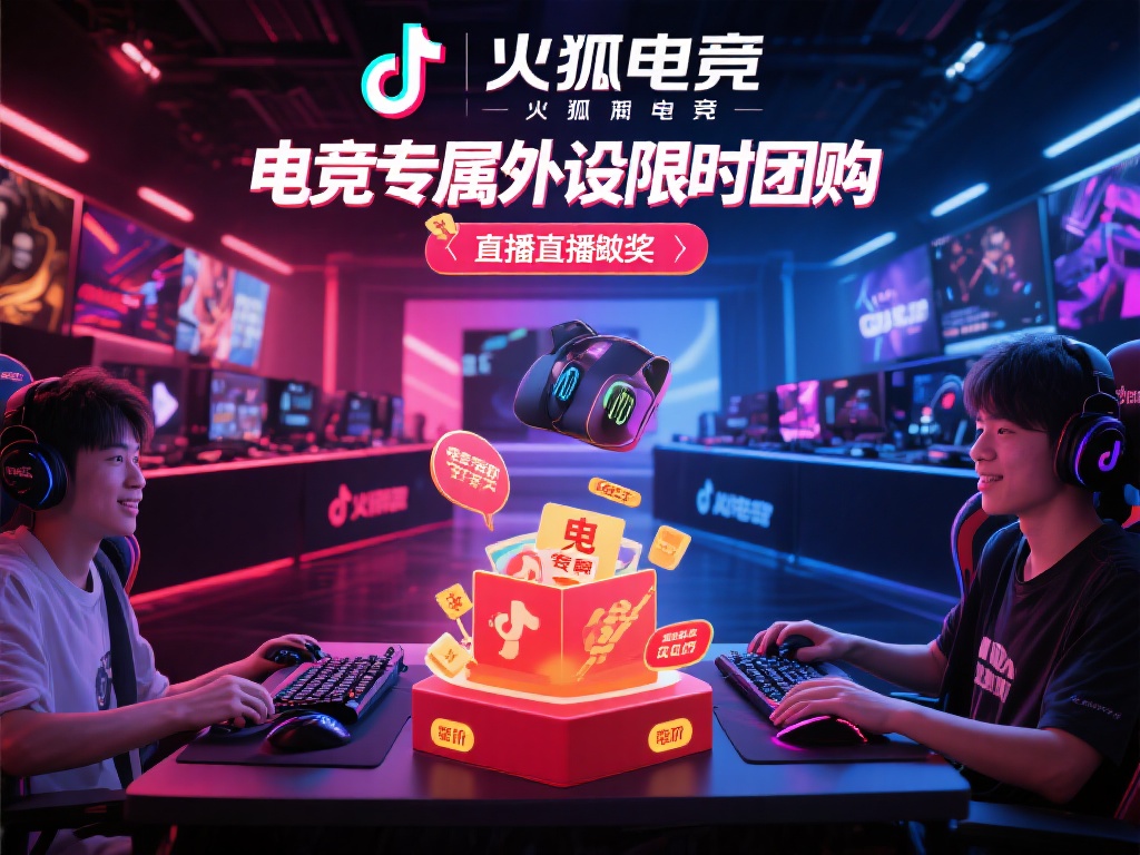 火狐电竞抖音团购:引领潮流的全新购物体验 例如,最近火狐电竞与某知名电脑外设品牌合作,在抖音