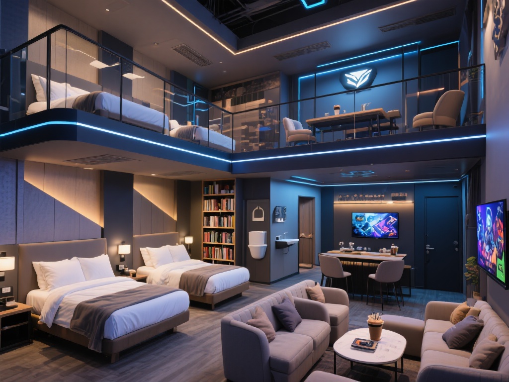 徐州火狐电竞酒店楼层分布及具体位置解析 二楼主要提供豪华的客房与公共休息区,为客人提供了舒